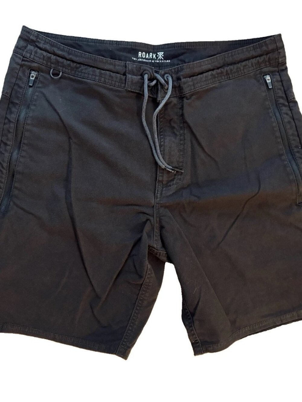 Roark Mens Layover Traveler Hybrid Shorts Size 32 Charcoal Gray RS260